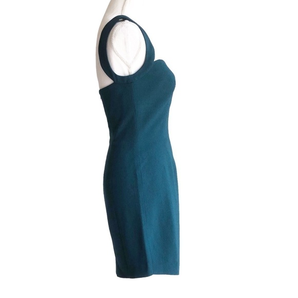 Dress The Population Amora Asymmetrical Hem Mini Dress Size Small NWOT - Picture 4 of 8